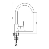 Смеситель Gross Aqua Dyno 3242285MW-B02 - Превью изображения №2 — Интернет-магазин Time-Shop