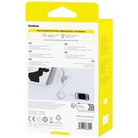 Кабель Baseus Silky Series Fast Charging Cable USB Type-C - Lightning (2 м, белый) - Превью изображения №6 — Интернет-магазин Time-Shop