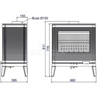 Свободностоящая печь-камин Invicta Kazan Zen 6104-49 - Превью изображения №3 — Интернет-магазин Time-Shop