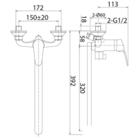 Смеситель Milardo Simp SIMSB02M10 - Превью изображения №3 — Интернет-магазин Time-Shop