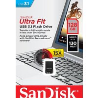 USB Flash SanDisk Ultra Fit USB 3.1 128GB SDCZ430-128G-G46 - Превью изображения №5 — Интернет-магазин Time-Shop