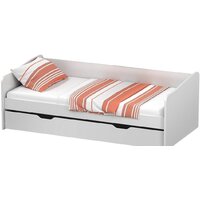 Кровать с выдвижным спальным местом Polini Kids Fun 4200 (белый) - Превью изображения №2 — Интернет-магазин Time-Shop