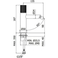 Смеситель Paffoni Jo JO131NO - Превью изображения №2 — Интернет-магазин Time-Shop
