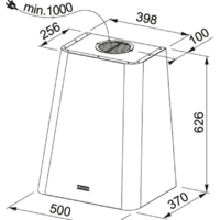 Кухонная вытяжка Franke Smart Deco FSMD 508 BK 335.0528.006 - Превью изображения №2 — Интернет-магазин Time-Shop