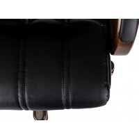 Офисное кресло Бюрократ T-9932W-LOW-Eco (черный, экокожа) - Превью изображения №7 — Интернет-магазин Time-Shop