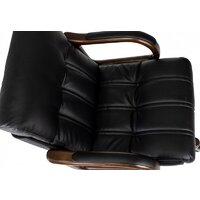 Офисное кресло Бюрократ T-9932W-LOW-Eco (черный, экокожа) - Превью изображения №10 — Интернет-магазин Time-Shop