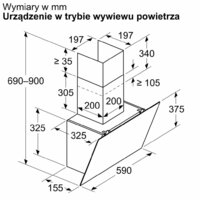 Кухонная вытяжка Bosch Serie 2 DWK65DK60 - Превью изображения №6 — Интернет-магазин Time-Shop