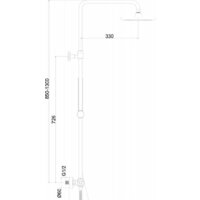 Душевая система  Maxonor Pure Life PL2487-7 - Превью изображения №3 — Интернет-магазин Time-Shop