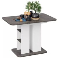 Кухонный стол Трия Мюнхен тип 2 (белый ясень-ателье темный) - Превью изображения №4 — Интернет-магазин Time-Shop