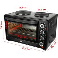 Мини-печь GFgril GFO-40 - Превью изображения №3 — Интернет-магазин Time-Shop