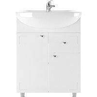 Айсберг Тумба под умывальник Уют 60 Классик с верхним ящиком В1