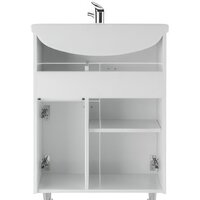  Айсберг Тумба под умывальник Уют 60 Классик с верхним ящиком В1 - Превью изображения №4 — Интернет-магазин Time-Shop