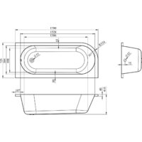 Ванна Lavinia Boho Art II 170х72,5 3713170R - Превью изображения №4 — Интернет-магазин Time-Shop