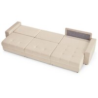 Угловой диван Mio Tesoro Манчестер 292 1.5ек-1.5ек-1.5пф (966 светло-бежевый) - Превью изображения №4 — Интернет-магазин Time-Shop