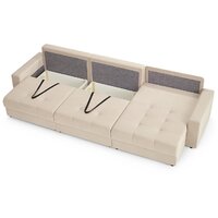 Угловой диван Mio Tesoro Манчестер 292 1.5ек-1.5ек-1.5пф (966 светло-бежевый) - Превью изображения №3 — Интернет-магазин Time-Shop