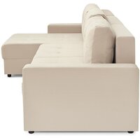 Угловой диван Mio Tesoro Манчестер 292 1.5ек-1.5ек-1.5пф (966 светло-бежевый) - Превью изображения №2 — Интернет-магазин Time-Shop