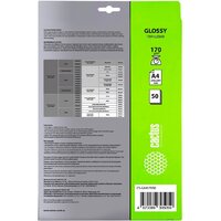 Фотобумага CACTUS Глянцевая A4 170 г/м2 50 листов CS-GA417050 - Превью изображения №2 — Интернет-магазин Time-Shop