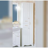  Бриклаер Шкаф-пенал Анна 52 (белый глянец) - Превью изображения №3 — Интернет-магазин Time-Shop