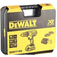 Дрель-шуруповерт DeWalt DCD771D2 (с 2-мя АКБ 2 Ah) - Превью изображения №3 — Интернет-магазин Time-Shop