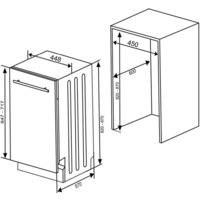 Встраиваемая посудомоечная машина Kluge KVD4511P - Превью изображения №5 — Интернет-магазин Time-Shop