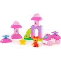 Конструктор Полесье Макси. Три кота. Карамелька на машинке 31277 (28эл) - Превью изображения №4 — Интернет-магазин Time-Shop