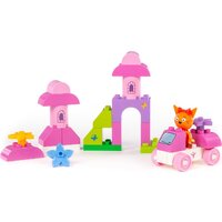 Конструктор Полесье Макси. Три кота. Карамелька на машинке 31277 (28эл) - Превью изображения №3 — Интернет-магазин Time-Shop