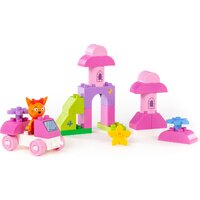 Конструктор Полесье Макси. Три кота. Карамелька на машинке 31277 (28эл) - Превью изображения №5 — Интернет-магазин Time-Shop