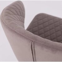 Стул с подлокотниками Мамадома Rob (b05 Latte Lux/черный) - Превью изображения №11 — Интернет-магазин Time-Shop