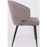 Стул с подлокотниками Мамадома Rob (b05 Latte Lux/черный) - Превью изображения №6 — Интернет-магазин Time-Shop