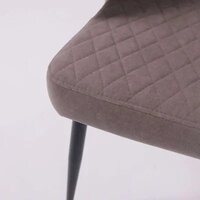 Стул с подлокотниками Мамадома Rob (b05 Latte Lux/черный) - Превью изображения №10 — Интернет-магазин Time-Shop