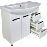  Doratiz Тумба Афина 80 под умывальник Балтика 80 (белый) - Превью изображения №5 — Интернет-магазин Time-Shop