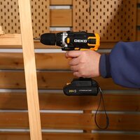 Дрель-шуруповерт Deko Banger 20V ONE + 083-1042 (с 1-им АКБ) - Превью изображения №9 — Интернет-магазин Time-Shop