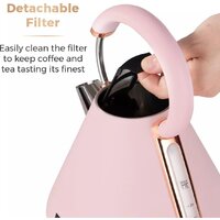 Электрический чайник Tower Cavaletto Pyramid T10044PNK - Превью изображения №6 — Интернет-магазин Time-Shop