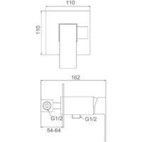 Гигиенический душ FRAP F72802-6 - Превью изображения №2 — Интернет-магазин Time-Shop