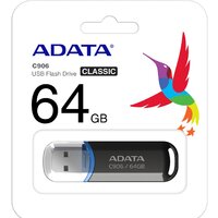 USB Flash ADATA C906 64GB (черный) - Превью изображения №3 — Интернет-магазин Time-Shop