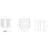 Кулер для процессора DeepCool AK620 R-AK620-BKNNMT-G - Превью изображения №13 — Интернет-магазин Time-Shop