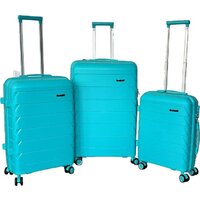 Чемодан-спиннер DoubleW YF-PP02 (M, голубой) - Превью изображения №8 — Интернет-магазин Time-Shop