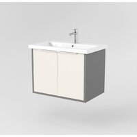  Дабер Тумба под умывальник 018 Cersanit Como 70 Т18.7С.0.19Б (бежевый/серый/ручка белая) - Превью изображения №2 — Интернет-магазин Time-Shop