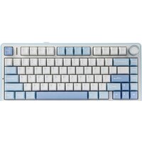 AULA F75 (белый/голубой/синий, Leobog Graywood V3)