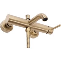 Смеситель Rea Lungo Matt Gold B8010 (белый) - Превью изображения №5 — Интернет-магазин Time-Shop