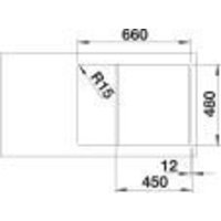 Кухонная мойка Blanco Zia 45 S Compact 524720 (кофе, клапан-автомат) - Превью изображения №5 — Интернет-магазин Time-Shop