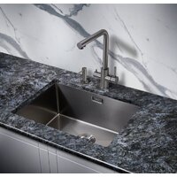 Кухонная мойка Milacio Denia 58 Steel MC.77459 (вороненая сталь) - Превью изображения №3 — Интернет-магазин Time-Shop