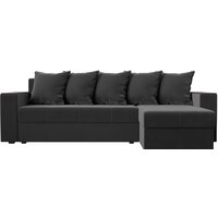 Угловой диван Лига диванов Дубай лайт правый 114152 (велюр серый) - Превью изображения №3 — Интернет-магазин Time-Shop