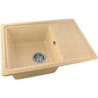 Кухонная мойка Saniteco Rosa (песок) - Превью изображения №7 — Интернет-магазин Time-Shop