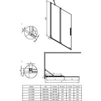 Душевая стенка Deante Prizma KTJ D32R - Превью изображения №10 — Интернет-магазин Time-Shop