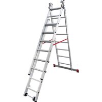 Лестница-стремянка Новая высота NV 523 трёхсекционная индустриальная 3x8 ступеней - Превью изображения №6 — Интернет-магазин Time-Shop