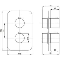 Душевая система  Deante Box Steel BXYZFEBT - Превью изображения №20 — Интернет-магазин Time-Shop