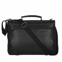 Мужская сумка Bugatti Romano 49399001 (черный) - Превью изображения №2 — Интернет-магазин Time-Shop