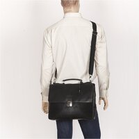 Мужская сумка Bugatti Romano 49399001 (черный) - Превью изображения №7 — Интернет-магазин Time-Shop