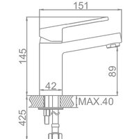 Смеситель Ledeme L1067 - Превью изображения №2 — Интернет-магазин Time-Shop